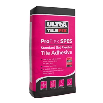 Image of SP+ES Standard Set Tile Adhesive (white) 20kg