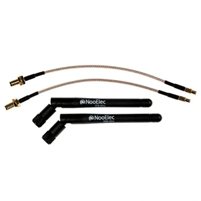 Image of NooElec ADS B Discovery 3dBi Antenna Bundle 1090MHz and 978MHz for SMA MCX Connected Software Defined Radios SDRs