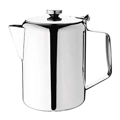 Image of Olympia Concorde Coffee Pot Stainless Steel 70Oz 2L Espresso Maker Italian