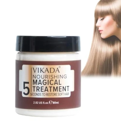 Image of Vikada Nourishing Magical Treatment 5 Seconds To Restore Soft Hair, Hair Repair Cream, Keratin Mask, for Dry &amp; Damaged (1Pcs)