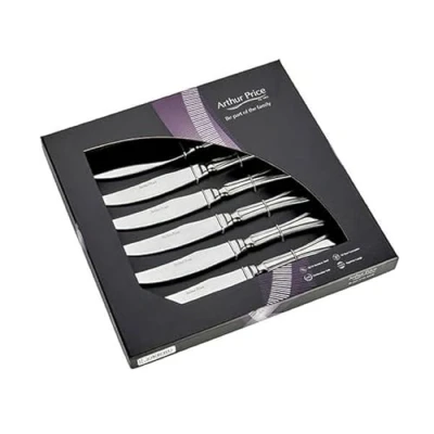 Image of Arthur Price Classic Britannia Set of 6 Steak Knives
