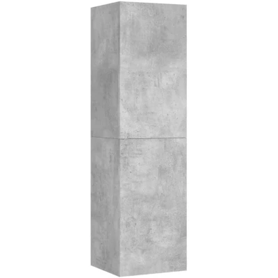 Image of vidaXL TV Cabinet Concrete Grey 30.5x30x110 cm Engineered Wood