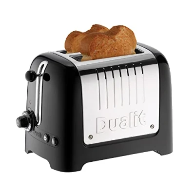 Image of Dualit Lite 2 Slot Toaster Gloss Black
