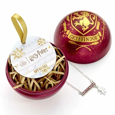 Image of Official Harry Potter Gryffindor Bauble with House Necklace