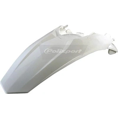 Image of Polisport KTM Rear Fender SX SXF 2011 2015 250 11 2016 EXC EXCF 2012 16, White Motocross4u
