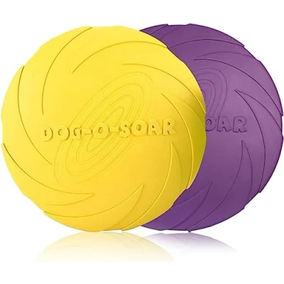 Image of PETCUTE dog frisbee flying Disc interactive Toy for Dogs Training 2 Pieces ø 15 cm