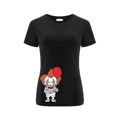Image of ERT GROUP Women&#039;s T Shirt, It 007 Black Double, XS