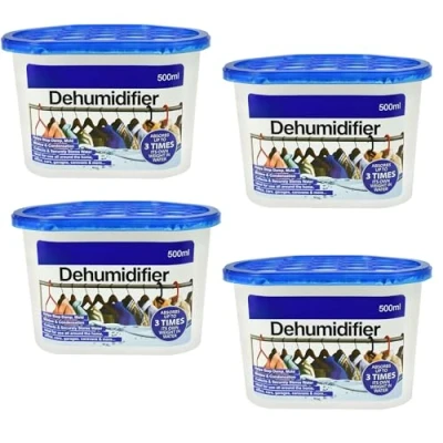 Image of Albert Austin 500ml Dehumidifier Absorber Box Interior Disposable Dehumidifiers For Moisture Trap Condensation Remover Dehumidifying Damp Crystals Home Office (4)