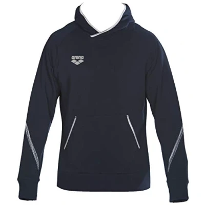 Image of Arena Unisex&#039;s Team Line Fleece Long Sleeve Hoodie for Men and Women Shirt, Navy, XS