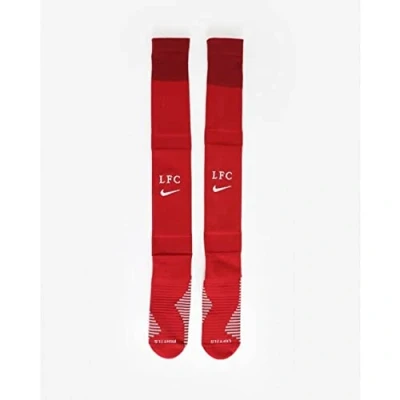 Image of Liverpool Football Club DJ8361 Season 2022/23 Official Home Socks Unisex TOUGH RED/TEAM RED/WHITE XL
