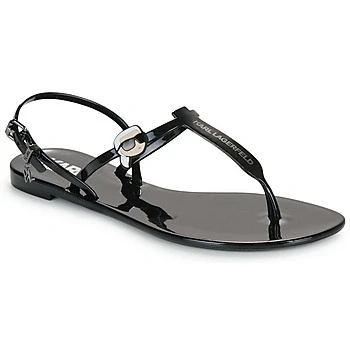 Image of KARL Lagerfeld JELLY NFT SLING women&#039;s Sandals in Black
