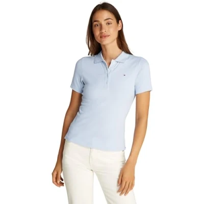 Image of Tommy Hilfiger Polo shirt, Women&#039;s, Size: 3XL, Breezy blue