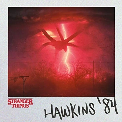 Image of Pyramid International Stranger Things Canvas Print Hawkins &#039;84 30cm x 40cm Official Merchandise