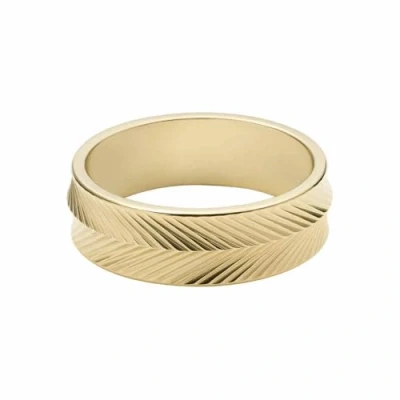 Image of Fossil Sadie Ring goldcoloured, Women&#039;s, Size: M N, Gold coloured
