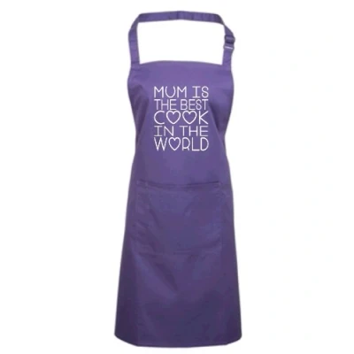 Image of Edward Sinclair Mum is The Best Cook in World Purple Apron
