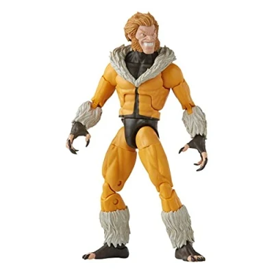 Image of Hasbro Marvel Legends Series X Men Sabretooth Action Figure 15cm Collectible Toy, 3 Build A Part