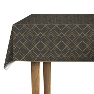Image of d c fix® Monte Carlo Tablecloth Table Linen Oilcloth Kitchen Dining Room Dirt Repellent Coating Food Safe Linas 150 cm x 220