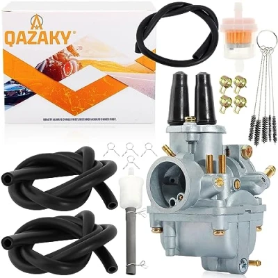 Image of QAZAKY Carburetor Compatible with Yamaha PW80 Y Zinger Big Wheel 80 BW80 Lifan Dirt Bike 1983 1986 1987 1988 1989 1990 1991 1992 1993 1994 1995 1996 1997 1998 1999 2000 2001 2002 2003 2004 2005 2006