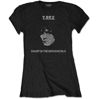 Image of Band Monkey T Rex Ladies Shirt Dandy