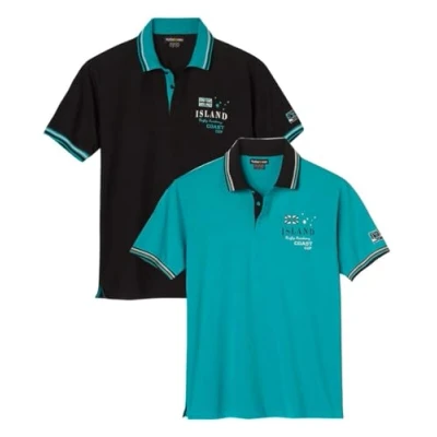 Image of ATLAS FOR MEN Pack of 2 Casual Polo Shirts M