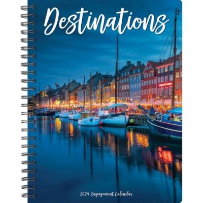 Image of Destinations 2024 6.5 X 8.5 Engagement Calendar
