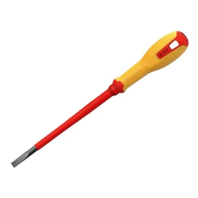 Image of Hultafors VDE Slotted Screwdriver 8.0 X 175mm