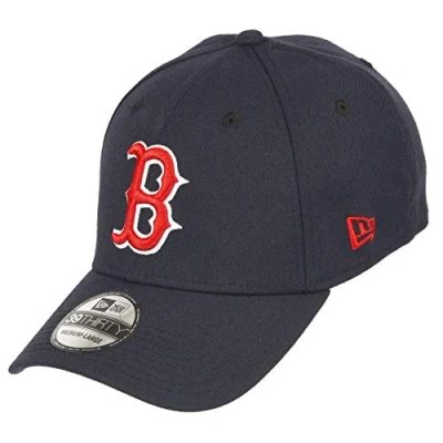 Image of New Era Boston Red Sox 39thirty Stretch Cap MLB Essential Navy S M