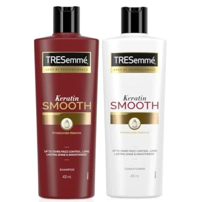 Image of Tresemme Keratin Smooth Pro Collection Shampoo and Conditioner 2 x 400ml