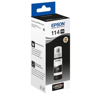 Image of EPSON 114 EcoTank Photo Black Ink Bottle, 70ml