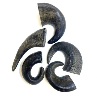 Image of Medium Buffalo Horns x 5 Natural Dog Treats Chews