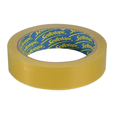 Image of Sellotape Blister Pack 24mm x 50m Golden