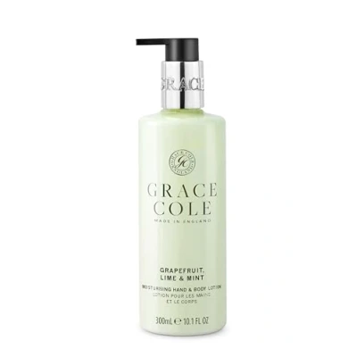 Image of Grace Cole Grapefruit Lime &amp; Mint Fragrance Cleansing Hand Body Lotion 300ml Calming Essential Oils Vegan and Cruelty Free, No SLS or Parabens Made In England
