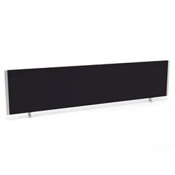 Image of Evolve Plus Bench Screen 1800 Black Silver Frame