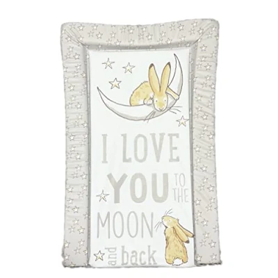 Image of Obaby Guess How Much I Love You Changing Mat to The Moon and Back, Grey