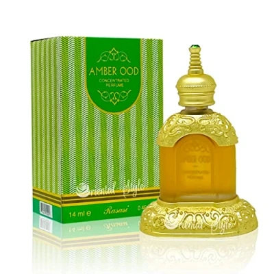 Image of Amber Oudh Fragrance Oil by Rasasi