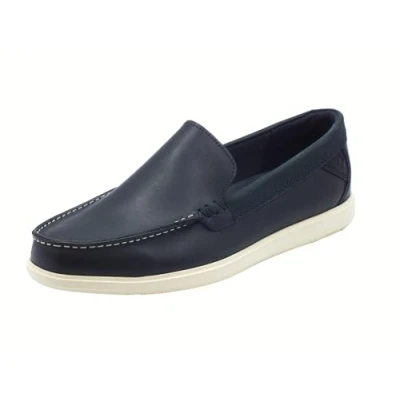 Image of Clarks Men&#039;s Bratton Loafer, Navy, 7 UK
