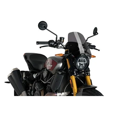 Image of Puig 3834F Windshield Naked New Generation Sport Dark Smoke