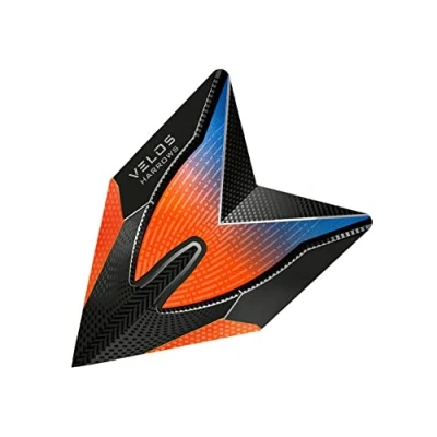 Image of Harrows Velos Dart Flights 100 Micron (Orange, 1 set)