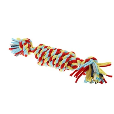 Image of Nuts For Knots &quot;Twist Tee&quot; Cotton Coil Tugger Dog Toy