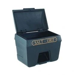 Image of Victorian Style Winter Salt and Grit Bin with Hopper Feed 400 Litre