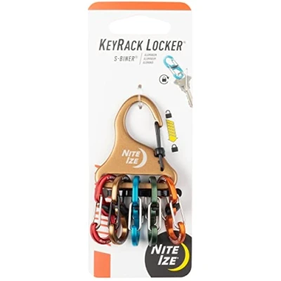 Image of Nite Ize KeyRack Locker S Biner® Aluminium Assorted