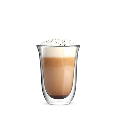 Image of Bialetti Firenze Double Walled Latte Glasses 300ml Set of 2