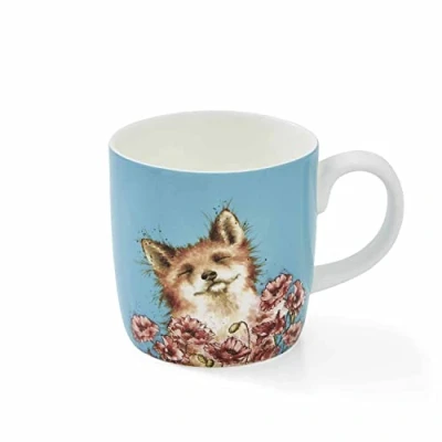 Image of Wrendale Designs &#039;Poppy Field&#039; Fox Mug