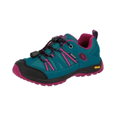 Image of Brütting Ohio Low Rise Hiking Shoes, Turquoise Türkis Pink, 5 UK