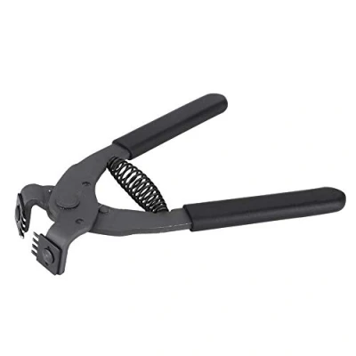 Image of Leather Silent Pliers Carbon Steel Craft Hole Punch Stitching Tools Sewing Chisel for Belts Purses Watch Bands(4mm 4 Teeth)