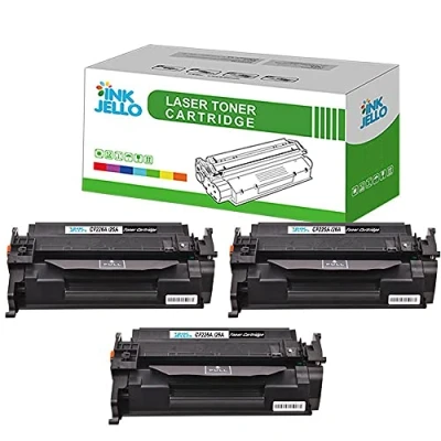 Image of InkJello Compatible Toner Cartridge Replacement for HP LaserJet Pro M402d M402dn M402dw M402n MFP M426dw M426fdn M426fdw CF226A (Black, 3 Pack)