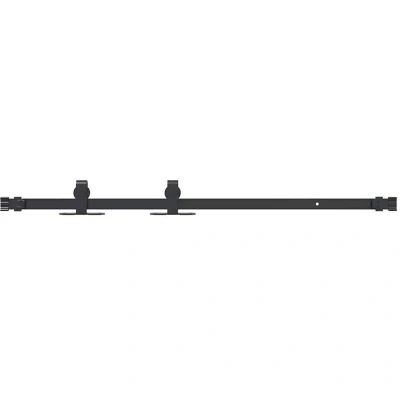 Image of vidaXL Sliding Cabinet Door Kit 91 cm Carbon Steel