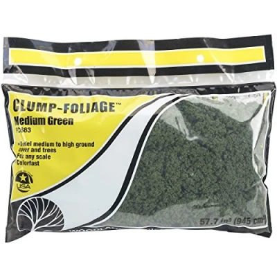 Image of Woodland Scenics Clump Foliage 57.7 Cubic Inches Medium Green