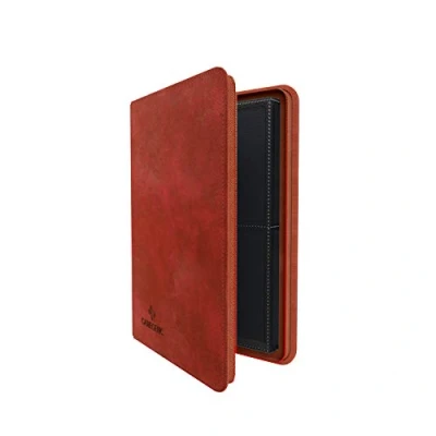 Image of Gamegenic GGS31013ML Zip Up Album (8 Pocket), Red