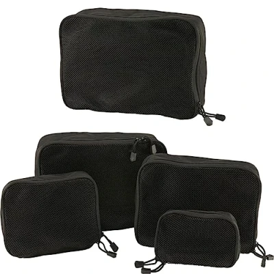 Image of Brandit Unisex US Cooper Packing Cubes Wash bag, Size: One Size, Black